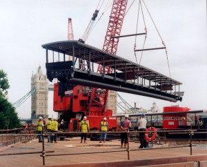 Positioning a new walkway to the Tower of London